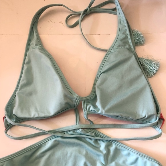 Vince Camuto Cutout Contrast Binding Monokini One Piece Swimsuit Size S - Picture 11 of 15